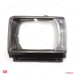 ครอบไฟหน้า กรอบไฟหน้า ข้างซ้าย 1 ชิ้น สีเทา สำหรับ Toyota RN40 Pick Up ปี 1979-1983